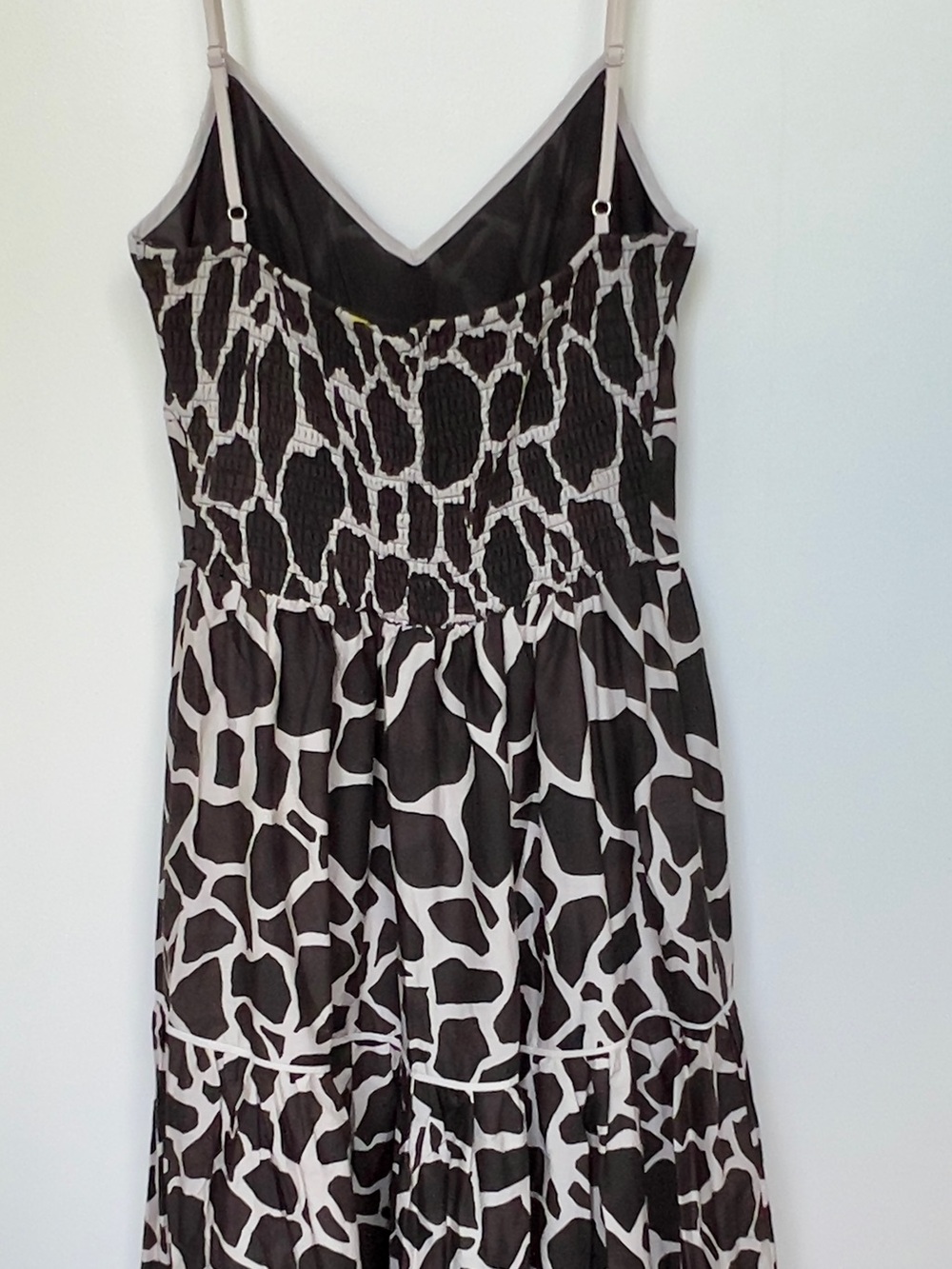 Flying tomato Black & White Giraffe Print Tiered Maxi Dress - Picture 6 of 8